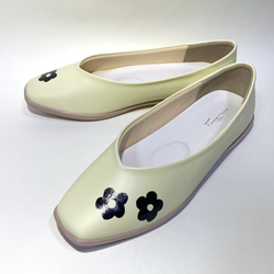 ◆新発売記念・先着10点までSALE◆ 超軽量・ぺたんこ・楽ちん♪フラット撥水パンプス 22.0cm〜26.0cm 6枚目の画像