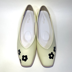 ◆新発売記念・先着10点までSALE◆ 超軽量・ぺたんこ・楽ちん♪フラット撥水パンプス 22.0cm〜26.0cm 4枚目の画像