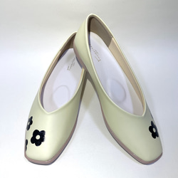 ◆新発売記念・先着10点までSALE◆ 超軽量・ぺたんこ・楽ちん♪フラット撥水パンプス 22.0cm〜26.0cm 5枚目の画像