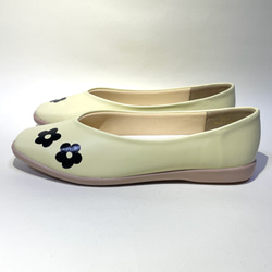 ◆新発売記念・先着10点までSALE◆ 超軽量・ぺたんこ・楽ちん♪フラット撥水パンプス 22.0cm〜26.0cm 7枚目の画像