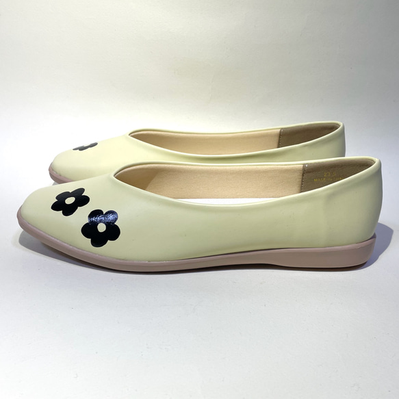 ◆新発売記念・先着10点までSALE◆ 超軽量・ぺたんこ・楽ちん♪フラット撥水パンプス 22.0cm〜26.0cm 7枚目の画像