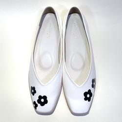 ◆新発売記念・先着10点までSALE◆ 超軽量・ぺたんこ・楽ちん♪フラット撥水パンプス 22.0cm〜26.0cm 3枚目の画像