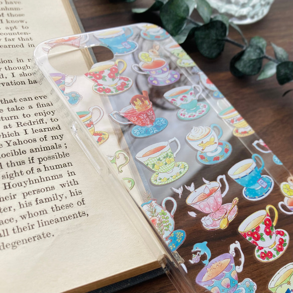 茶杯透明手機殼 | 茶杯透明智慧型手機殼 第3張的照片