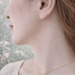 14KGF アクアマリン ピアス＆ネックレスセット 11枚目の画像