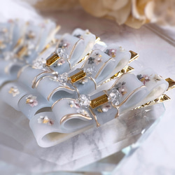 リバティプリント使用パッチンピン/長方形5cmサイズ/1個 ヘアピン