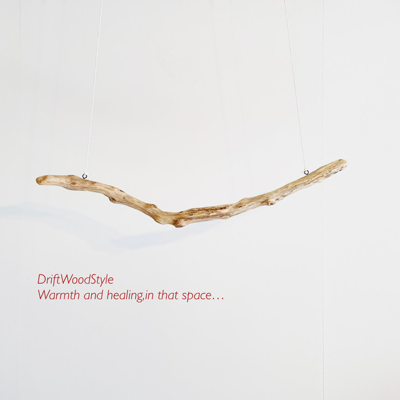 80ｃｍサイズのシンプルな流木のハンガーラック 衣装掛け ハンギング 吊り下げ N14 7枚目の画像