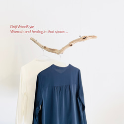 80ｃｍサイズのシンプルな流木のハンガーラック 衣装掛け ハンギング 吊り下げ N14 5枚目の画像