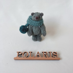 手のひらサイズのテディベア（オトナ色マルチ） ぬいぐるみ POLARIS