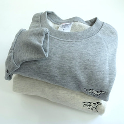 雙色刺繡 9.7 盎司衛衣 <達爾馬提亞犬> 第5張的照片