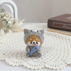 受注製作】お雛様 柴犬 ひな祭り セット 羊毛フェルト 羊毛フェルト