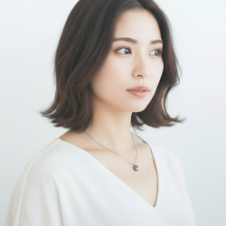 春季新品【自選款式】大號 AAAA 級灰色銀色淡水珍珠吊墜醫用級不銹鋼項鍊 第19張的照片