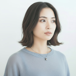 春季新品【自選款式】大號 AAAA 級灰色銀色淡水珍珠吊墜醫用級不銹鋼項鍊 第18張的照片