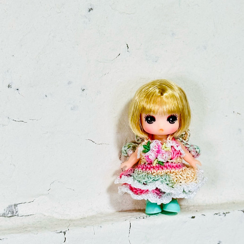 グラデーションワンピース（ぷちリカちゃん、みつごのあかちゃんサイズ