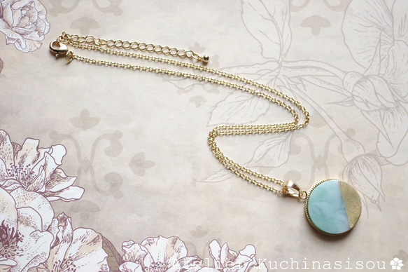 【訂製款】樹脂藝術圓形吊墜（阿波羅聖樹） 第5張的照片