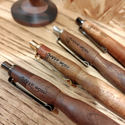 ウォルナットと黒檀の木軸ボールペン（期間限定値下げ中！） 7枚目の画像