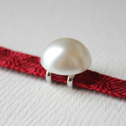 ●帯留/帯留め pearl18 3枚目の画像