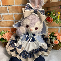 ステラルーSサイズ☆グリーン花柄ワンピース6点セット☆コスチューム