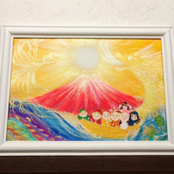 油絵 絵画 【春のお花畑】 絵画 HR 通販 13698314｜Creema(クリーマ