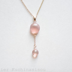 樹脂藝術雙水滴吊墜“天堂綻放” 第2張的照片