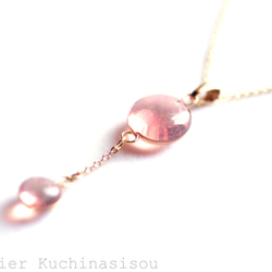 樹脂藝術雙水滴吊墜“天堂綻放” 第1張的照片