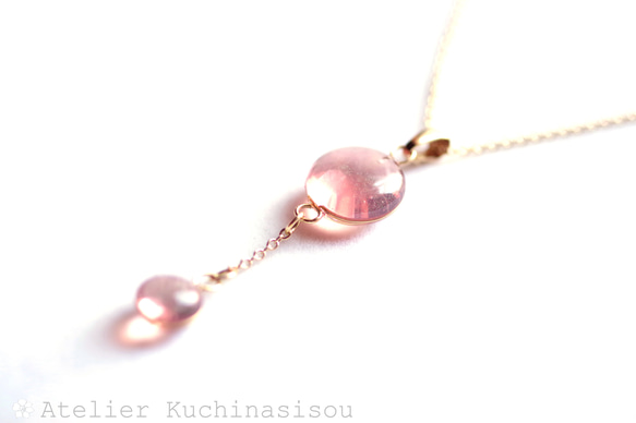 樹脂藝術雙水滴吊墜“天堂綻放” 第1張的照片