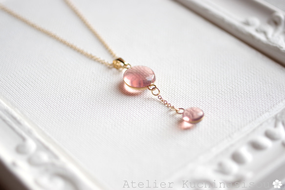 樹脂藝術雙水滴吊墜“天堂綻放” 第7張的照片