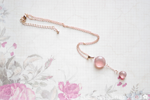 樹脂藝術雙水滴吊墜“天堂綻放” 第5張的照片