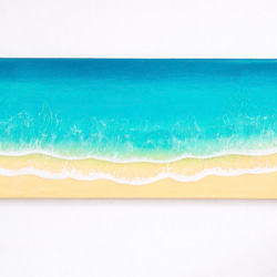 セミオーダー 80cm×30cm 海アート 選べる3つの海 レジンアート 深呼吸