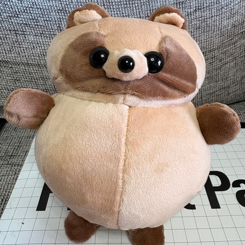 もちもち生地!18センチたぬたぬのぬいぐるみ ぬいぐるみ もふ山商事