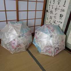本場村山大島紬の着物から日傘 傘・日傘 MICHI 通販 17850364｜Creema