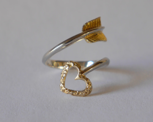 ring♡ ページ マメマメピンキーリング シルバー925 粘菌 フリーリング 指輪・リング