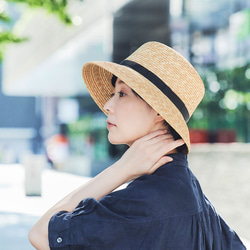 クロエ2 Chloe2 ラフィア 女優帽 ナチュラル 折りたたみ可 60cm