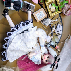 ドール服 リカちゃん 27cmドール 苺ショートケーキドレス 4点セット