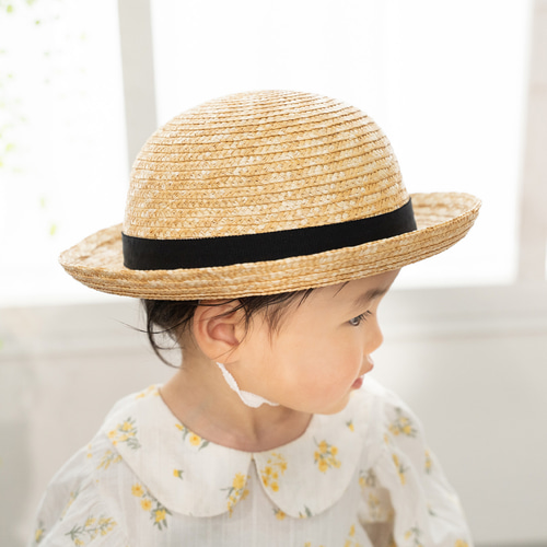 ルナ Louna セーラー 丸型 麦わら帽子 子供・キッズ用 56cm [UK-H010