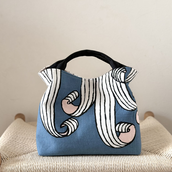 ⚮̈ミナペルホネン　ヌッピバッグ➕（プラス）swing blue 359ef9c8a530e74543608c9937aa0f トートバッグ