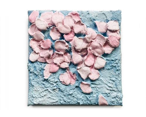 桜のテクスチャーアート 絵画 抽象画 壁掛け 春 花 インテリア パネル