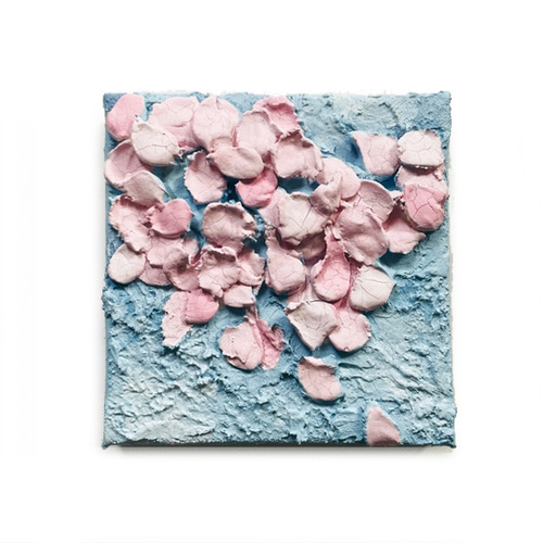 桜のテクスチャーアート 絵画 抽象画 壁掛け 春 花 インテリア パネル