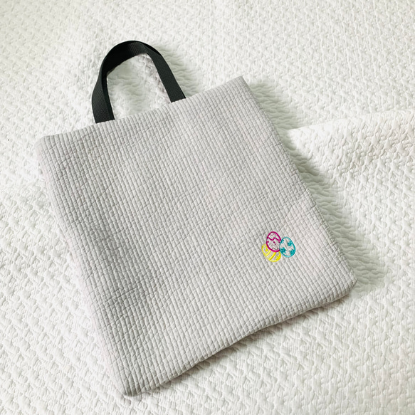 ライヴリーダイナソー　選べるレッスンバッグ　H40W40D4 ヌビ　入園入学準備　お稽古バッグ　通園バッグ　絵本バッグ 3枚目の画像