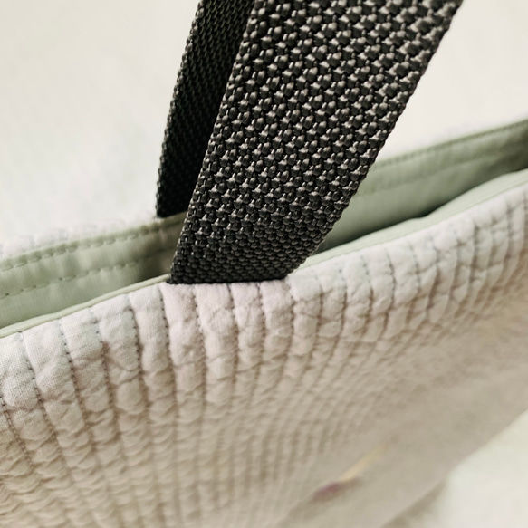 ライヴリーダイナソー　選べるレッスンバッグ　H40W40D4 ヌビ　入園入学準備　お稽古バッグ　通園バッグ　絵本バッグ 6枚目の画像