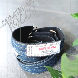 No.298【フリンジDENIM✖️Green Checkトートバッグ❤️】サイド