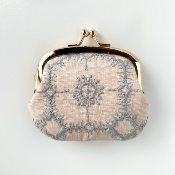 がま口財布【anemone】ミナペルホネン ちょこんと手のひらサイズ