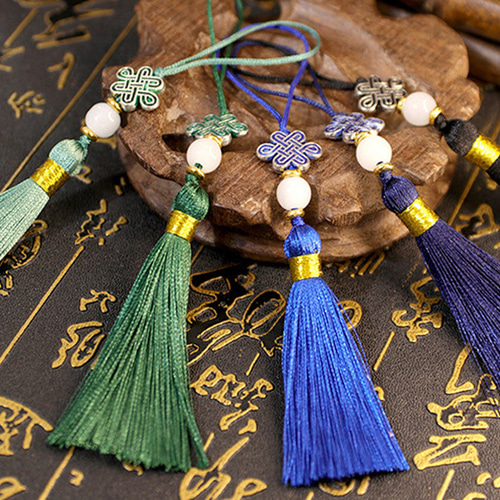 韓国雑貨 伝統結び タッセル ノリゲ 6色 バッグチャーム Tassel
