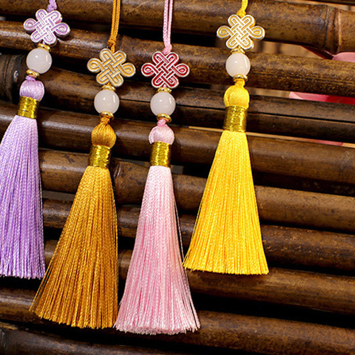 韓国雑貨 伝統結び タッセル ノリゲ 6色 バッグチャーム Tassel
