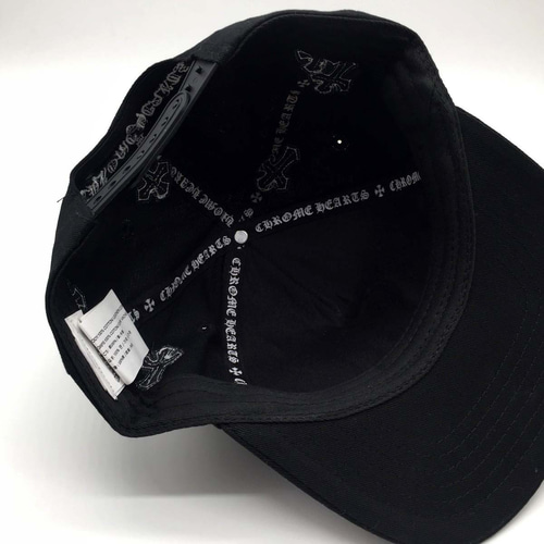 Chrome Hearts クロムハーツ 帽子 ベースボールキャップ ブラック
