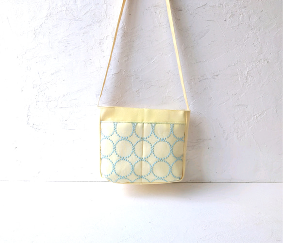 ミナペルホネン タンバリン[yellow×lightblue]とイエロー帆布
