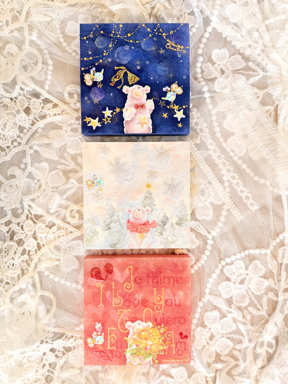 原画・tricolore トリコロール 青色 『moment de joie ～bleue』 4枚目の画像