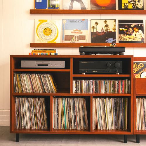 BOOGIE'S OPEN RECORD SHELF【W1200】 北欧 ビンテージ ミッド