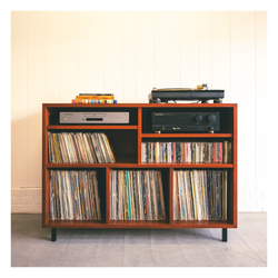 BOOGIE'S OPEN RECORD SHELF【W1200】 北欧 ビンテージ ミッド