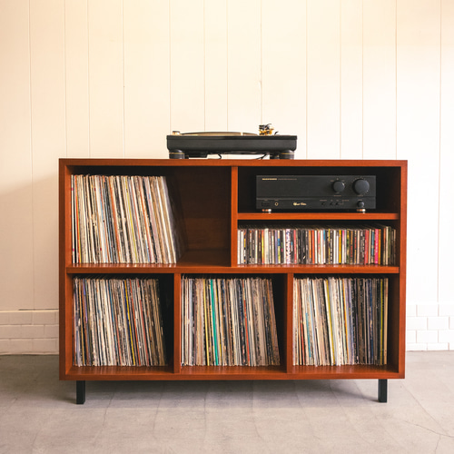 BOOGIE'S OPEN RECORD SHELF【W1200】 北欧 ビンテージ ミッド