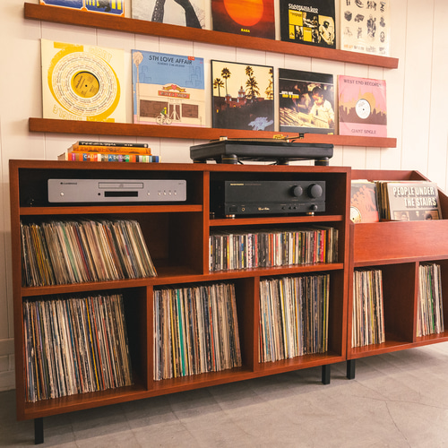 BOOGIE'S OPEN RECORD SHELF【W1200】 北欧 ビンテージ ミッド